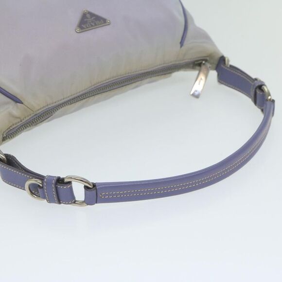 Pre Loved prada Women Purple Handbags - Picture 7 of 8